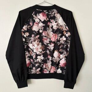 | floral lightweight bomber jacket • small |